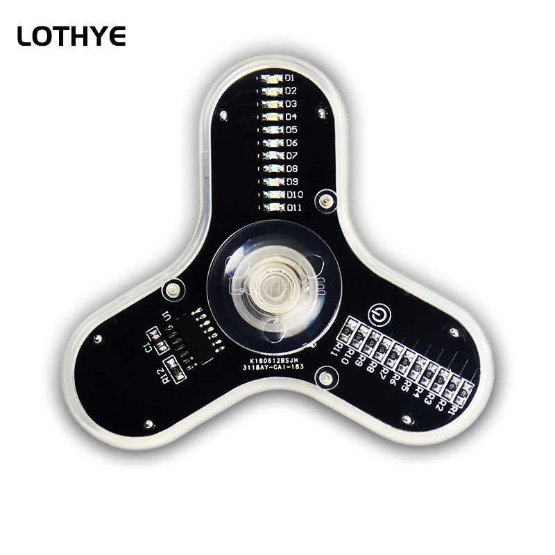 Diy Electronics Project Kit - LED Fidget Spinner Vervaardiging Luidspreker Sfeer