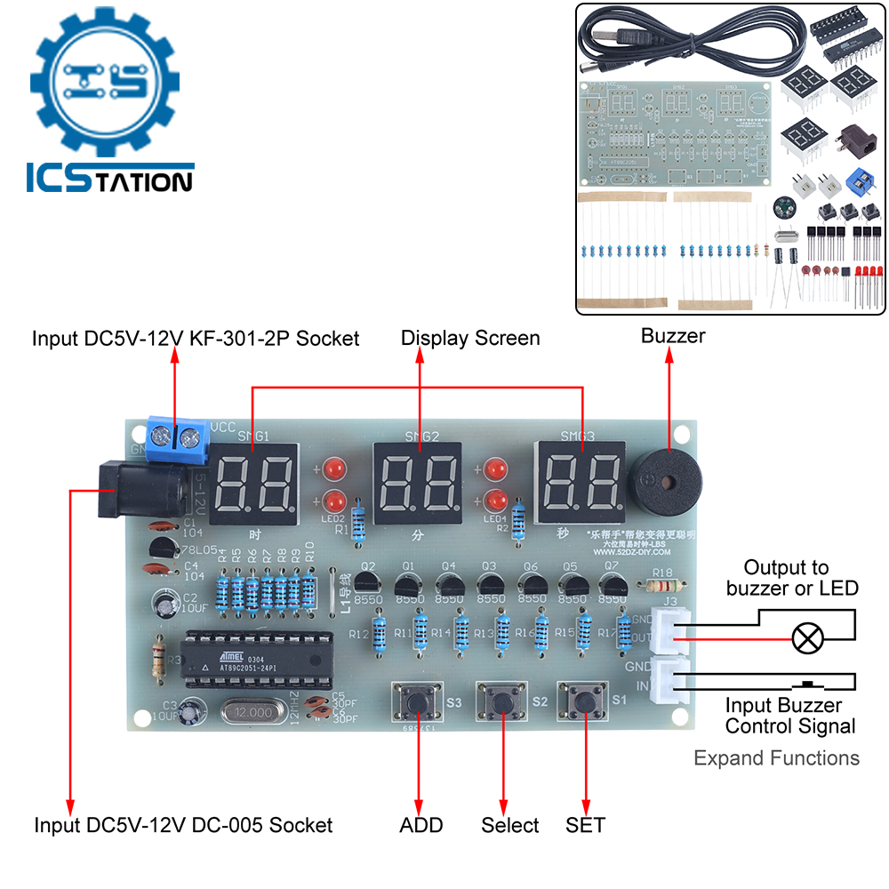 Diy Elektronische Kit 6Bit Rod - Diy Electronics Learning Kit recensie en prijs