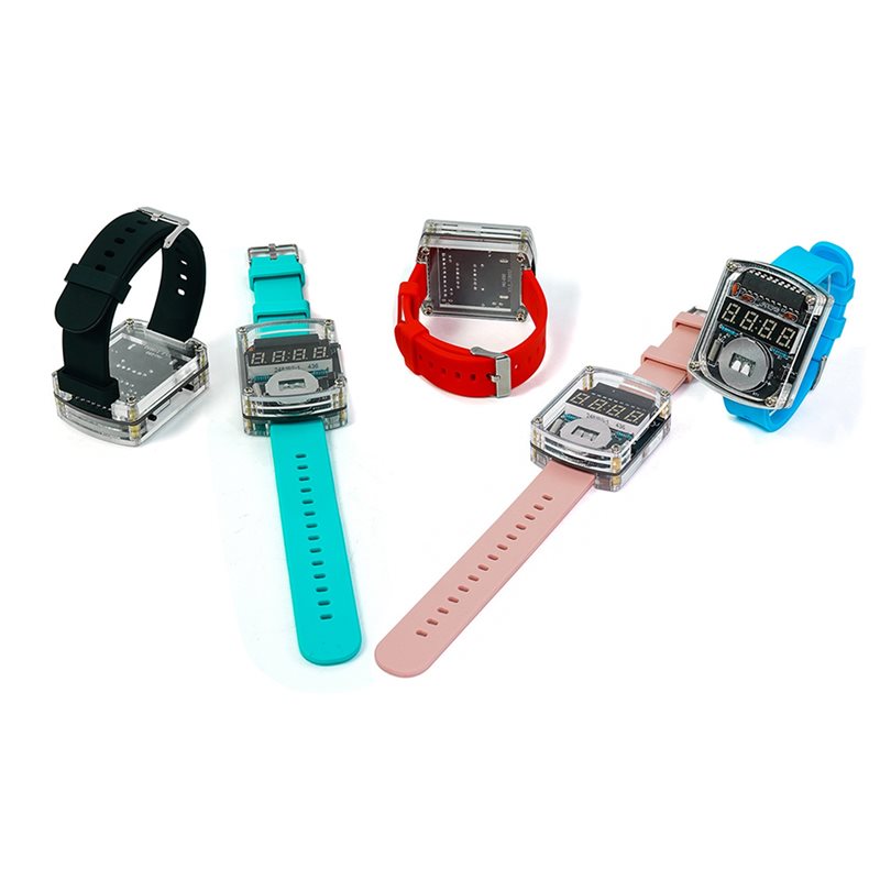 2X DIY Horloge LED Horloge Ele - Diy Electronics Learning Kit recensie en prijs