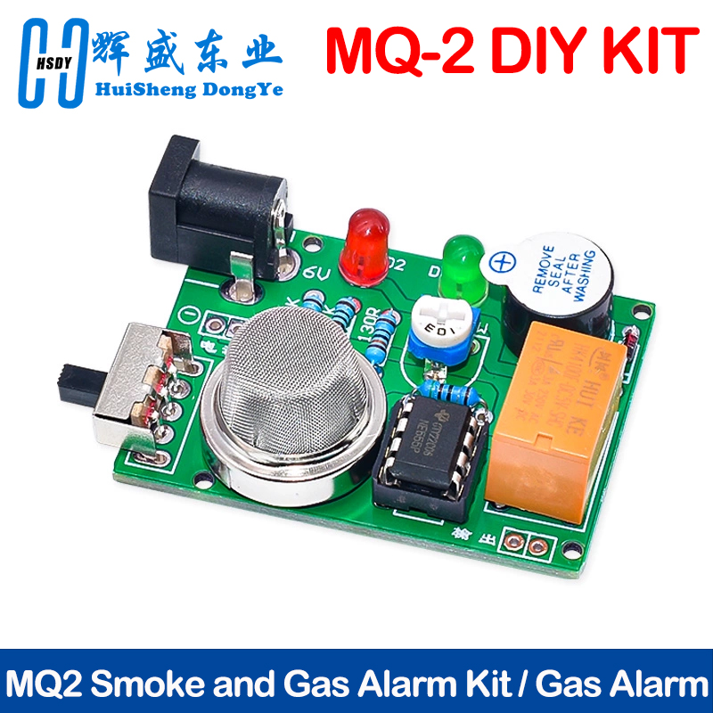 MQ2 Rook- en gasalarmset Schad - Diy Audio Electronics Kit recensie en prijs