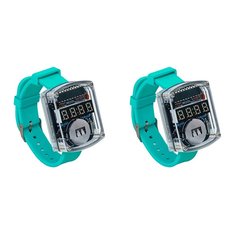 2X DIY Horloge LED Horloge Ele - Diy Electronics Learning Kit recensie en prijs